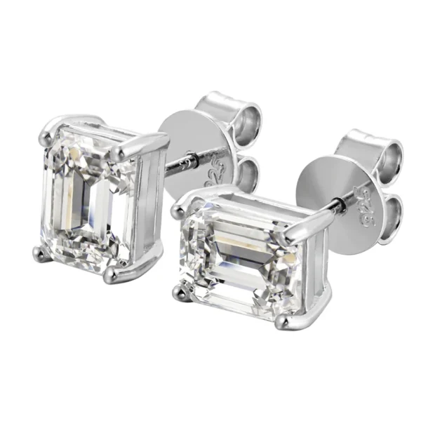 Luxe Emerald Studs - Image 3