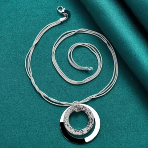 Halo Circle Necklace